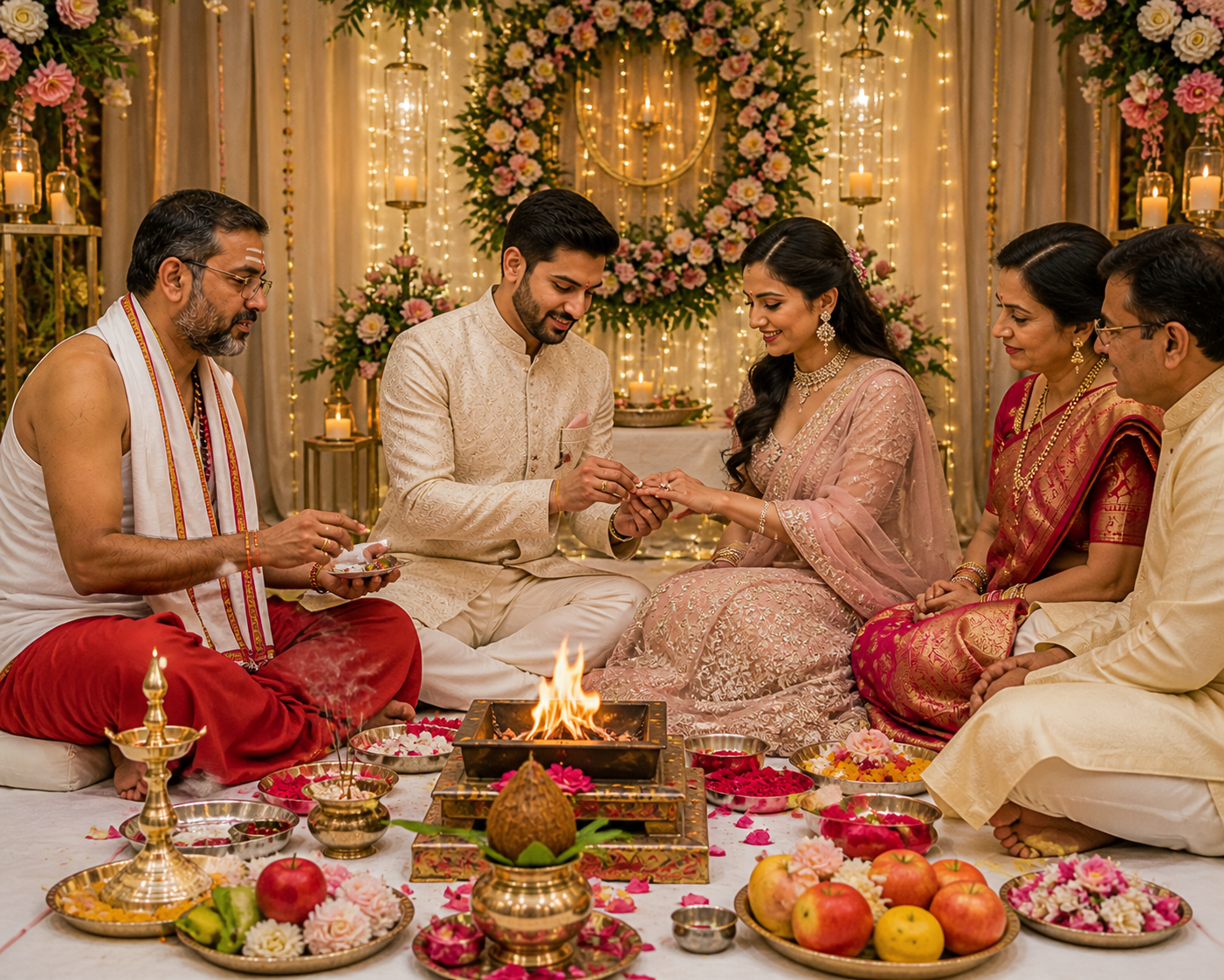 Engagement Puja